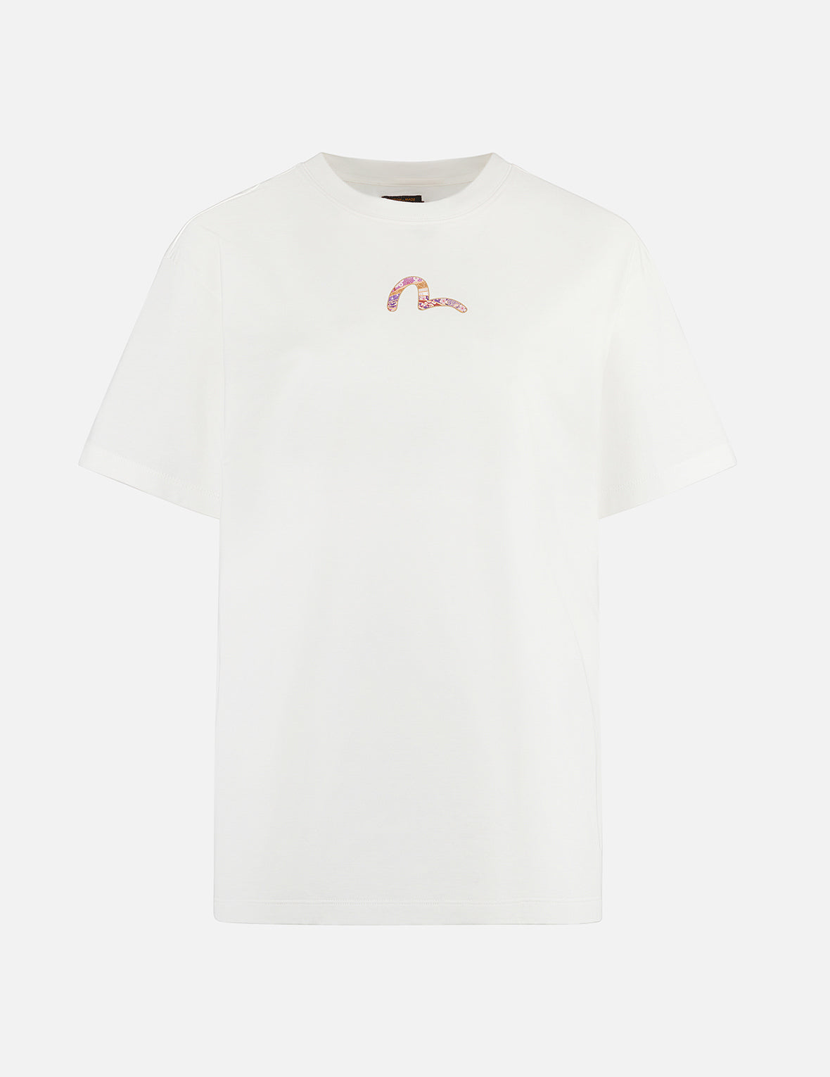 玉兰花和绳结大M印花男友款T恤